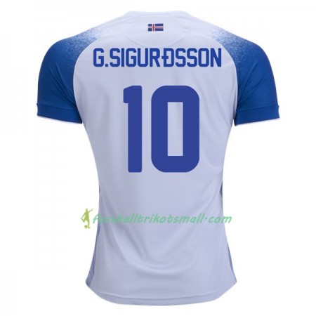 Günstige Fußballtrikots Island G.Sigurdsson 10 WM 2018 Auswärts-trikot kaufen